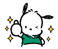 Pochacco Thumbs Up Sticker