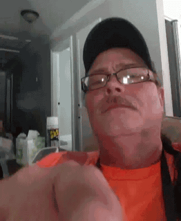 Poke Old Man GIF