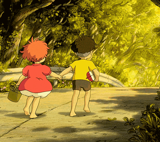 Ponyo Hi GIF