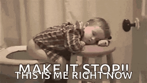 Pooping Sleeping While Pooping GIF