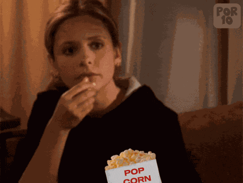 Popcorn Buffy The Vampire Slayer GIF