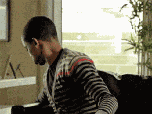 Popcorn Guy Relaxing GIF