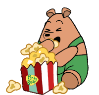 Popcorn Sticker