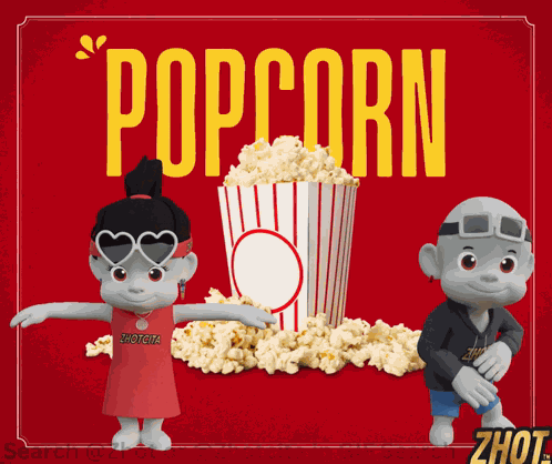 Popcorn Pop Corn GIF