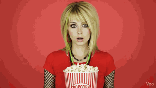 Popcorn Popcorn Eating GIF