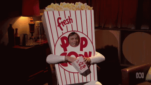 Popcorn Popcorn Eating Popcorn GIF