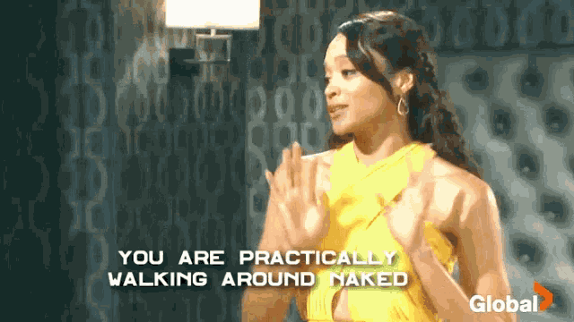 Practically Naked Sal Stowers GIF