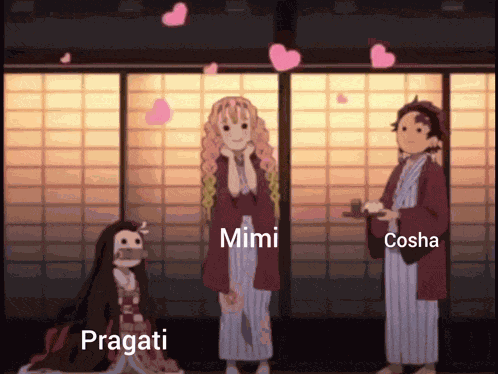 Pragati Mimi Cosha Mimi Cosha Pragati GIF