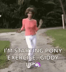 Prancercise Walking GIF