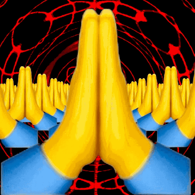 Praying Hands Praying Hands Emoji GIF