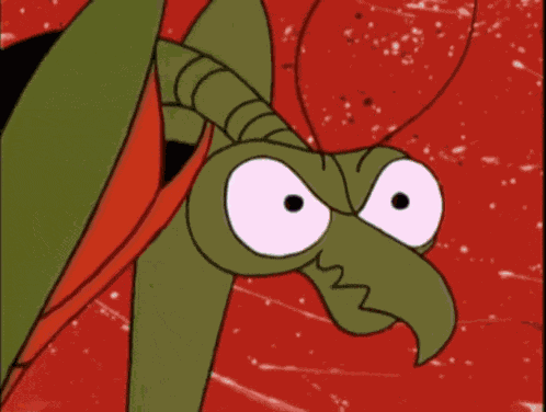 Praying Mantis Cartoon GIF