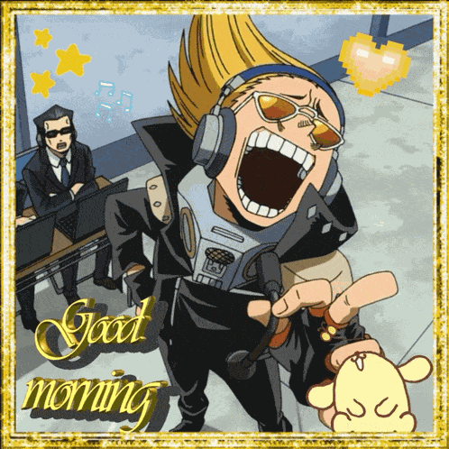 Present Mic Good Morning GIF