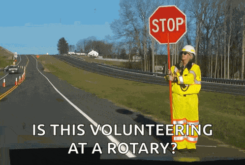 Proceed With Caution Stop Sign GIF