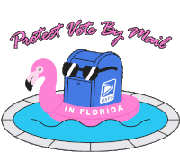 Protect Vote By Mail In Florida Mailbox Sticker