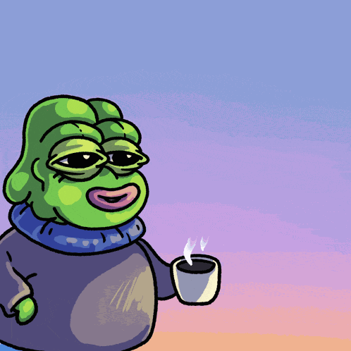 Pudgy Coffee Animation GIF