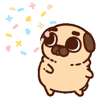 Puglie Pugs Sticker