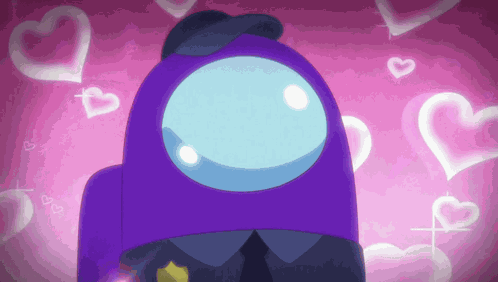 Purple Among Us Among Us Show GIF
