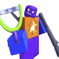 Purple Brickbattler Crossovers Roblox Sticker