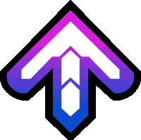 Purple Ddr Arrow Sticker