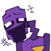 Purple Guy Laugh Sticker