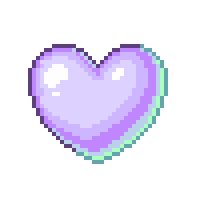 Purple Heart Cute Sticker