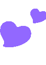 Purple Heart Cute Sticker