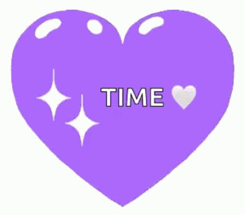 Purple Heart Heart Beat GIF