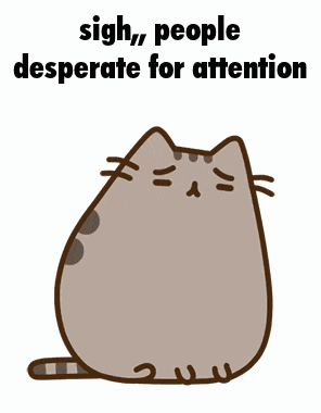 Pusheen Attention GIF
