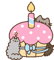 Pusheen Cake Sticker