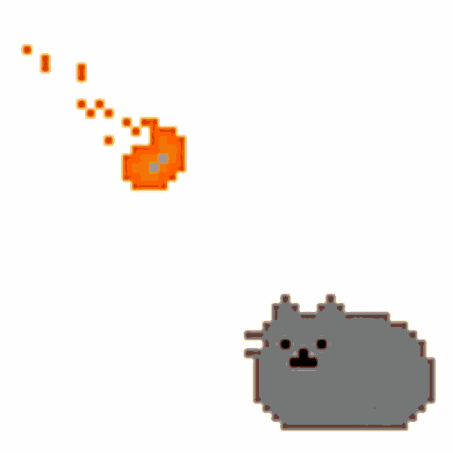 Pusheen Death Explosion GIF