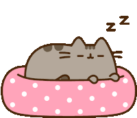 Pusheen Good Night Sticker