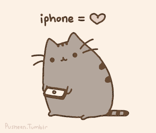 Pusheen Iphone GIF