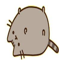 Pusheen Relaxing Sticker