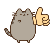 Pusheen Thumbs Up Sticker