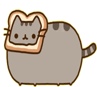 Pusheen Toast Sticker