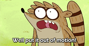 Put It Out Of Motion Regular Show GIF