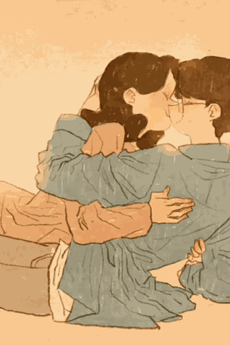 Puuung Kiss Puuung Hug GIF
