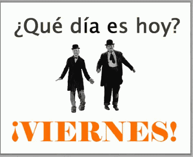 Qué Día Es Hoy? Viernes! GIF