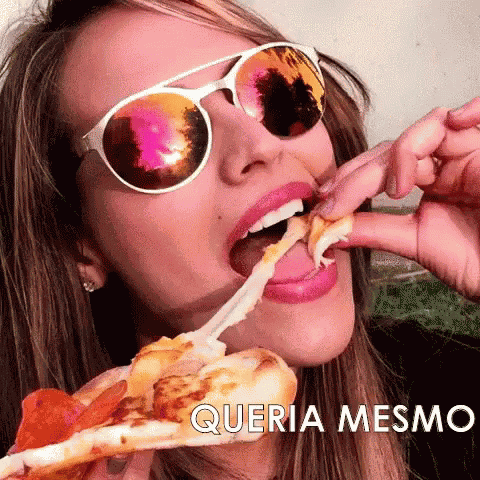 Queria Mesmo Era Comer Uma Pizza GIF