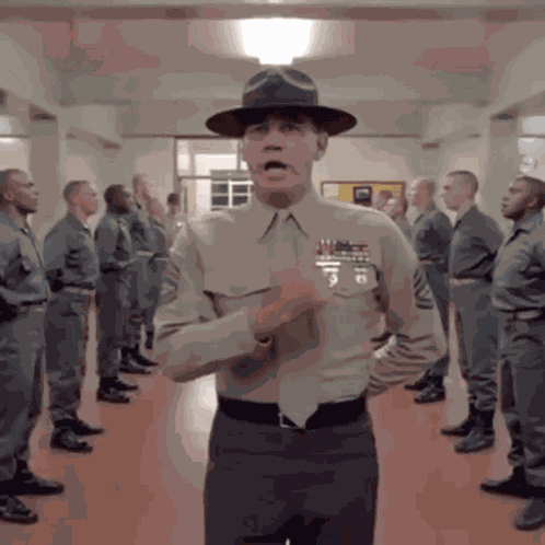 R Lee Ermey Full Metal Jacket GIF