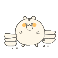 Rabbit Blushed Sticker