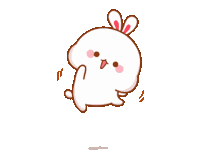 Rabbit Happy Sticker