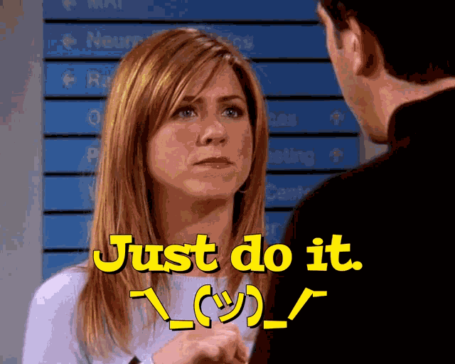 Rachel Greene Ross Geller GIF