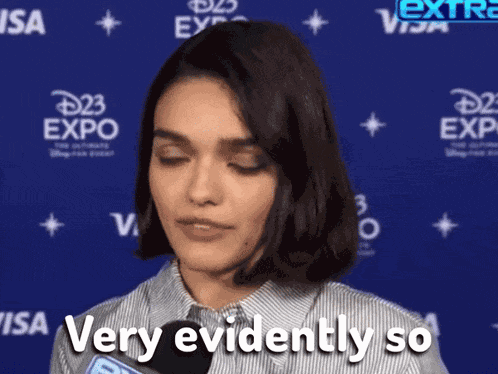 Rachel Zegler Very Evidently So GIF