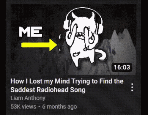 Radiohead Crying Minotaur GIF