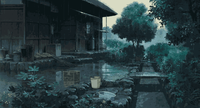 Rain Anime Rain GIF