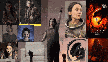 Rain Carradine Alien Romulus GIF