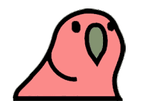 Rainbow Bird Dancing Sticker