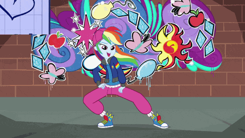Rainbow Dash Equestria Girls GIF