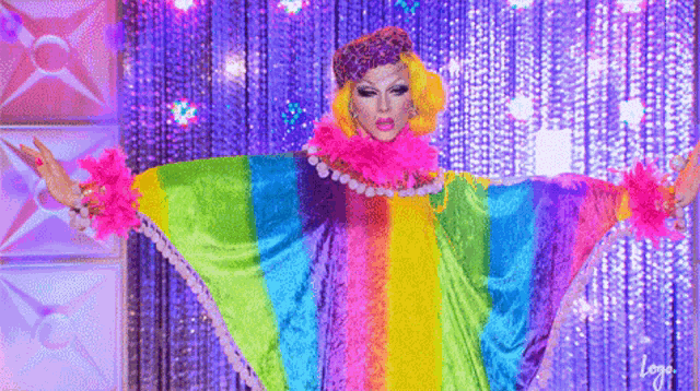 Rainbow Dress Pride GIF